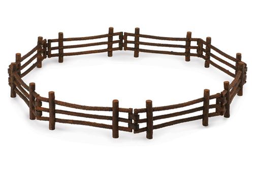Collecta CLÔTURE EN BOIS ROND en carton - vue 2