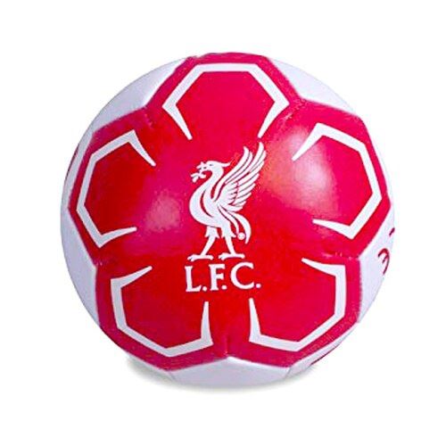 Liverpool football synthétique souple rouge/blanc taille 4