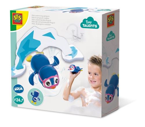 SES Creative Pingouin nageur bleu