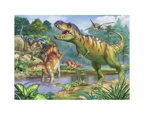 Puzzle 100 Pièces : Pièces XXL - Dinosaures, Ravensburger