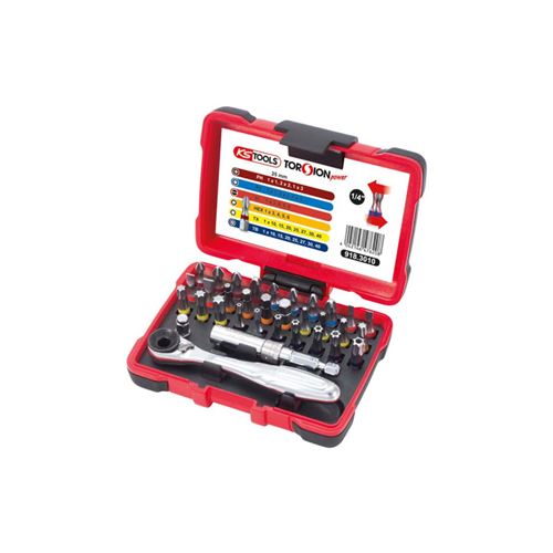 KS Tools 1/4" TORSIONpower Bit-Box, 32-tlg.