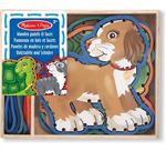Kit créatif Melissa & Doug Panneaux en bois et lacets Animaux domestiques