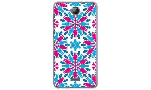Coque souple pour Altice S40 avec impression Motifs ronds en forme de bonhommes 3