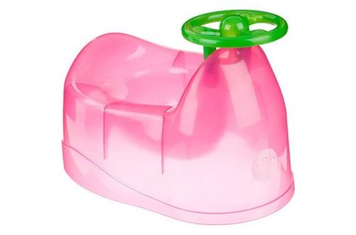 Pot avec volant voiture rose translucide - dbb remond