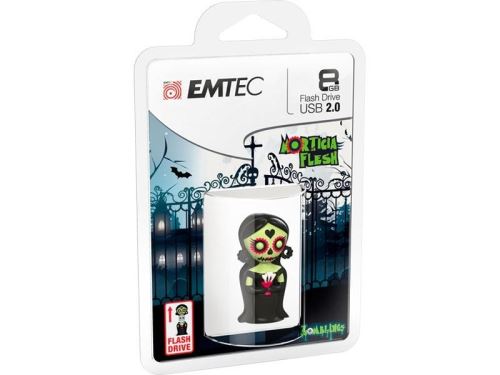 Clé USB 8Go EMTEC Zomblings (M344-Morticia)