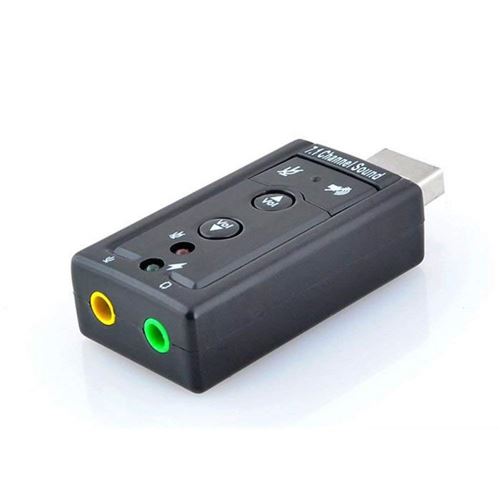 INECK® Carte son USB 7.1 surround Jack