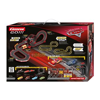 Piste de jouet électrique Disney Cars Neon Nights Carrera Go!!!