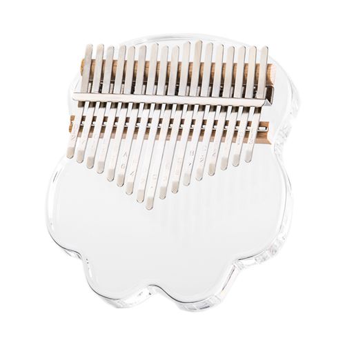 Pouce Piano Mbira Percussions Kalimba 17 touches Style Patte de chat