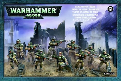 Warhammer 40k . - Astra Militarum Cadian Shock Troops