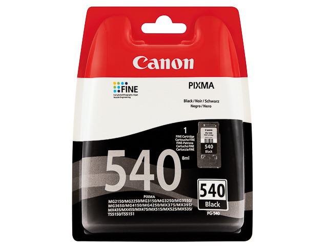Cartouches Compatible remplace pour Canon MG4250 Cartouche Canon Cartouche  IP-1800 210 Canon Cartouche 540 Noir