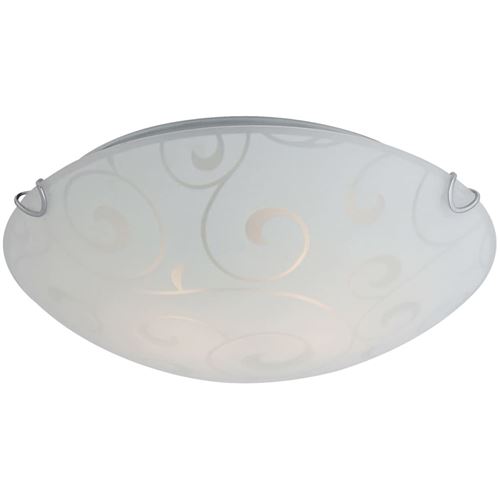 GLOBO Plafonnier BIKE Verre Nickel mat 40400-2