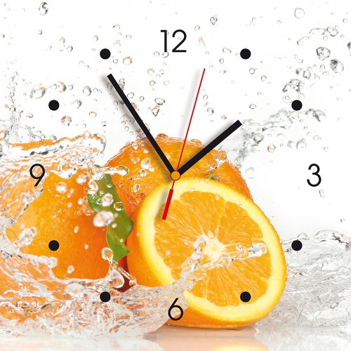 Contento 866080 Horloge murale My Clock en MDF