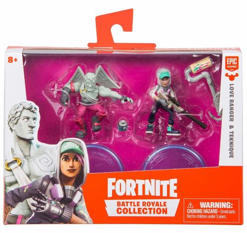 Fortnite Love Ranger & Teknique Ensemble de 2 figurines Battle Royal Collection
