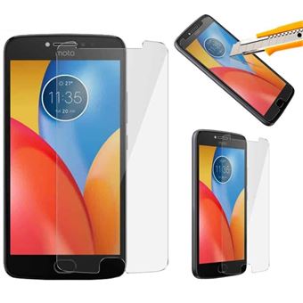 iPomcase Protection d'écran en verre trempé pour MOTO E4 PLUS - 1