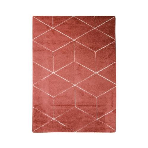 DIAMS Tapis de salon - 120 x 170 cm - Polypropylene - Terra Cotta