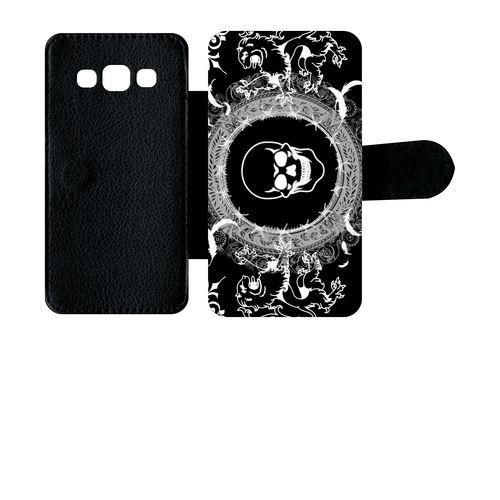 Etui À Rabat Samsung Galaxy A3 Tribal Skull 2
