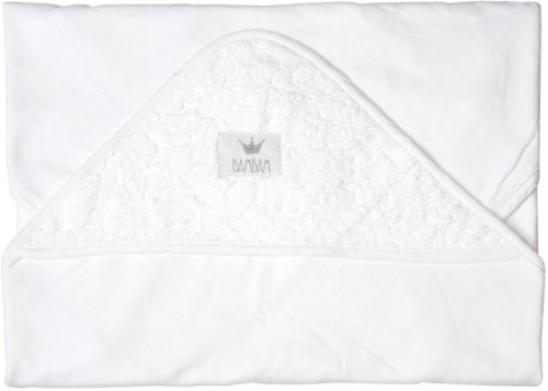 BamBam serviette de bain Jacquardcoton junior 18 cm blanc taille unique