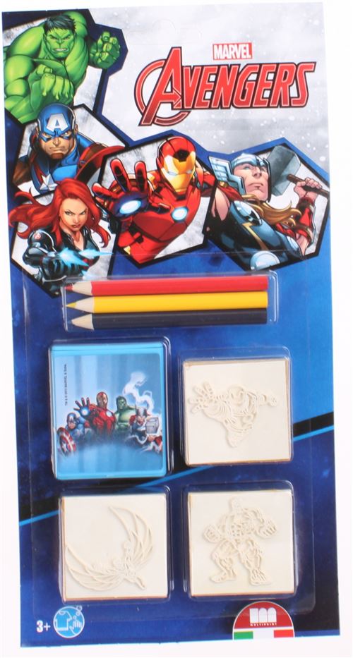 Multiprint Coloriage Avengers 7 pièces