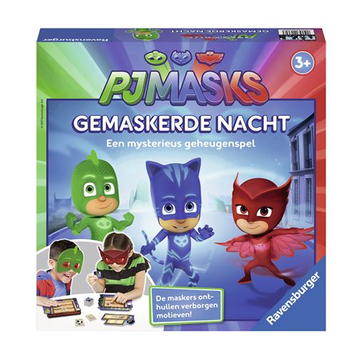 Jeu de mémoire PJ Masks Masked Night