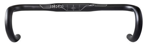 Pro guidon de vélo LT Compactde course 23,8 / 440 / 31,8 mm noir