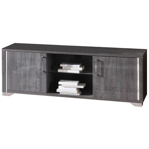 DAISY - Meuble TV 2 Portes avec Niche Centrale - Altobuy