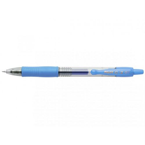 PILOT STYLO ROLLER À ENCRE GEL PEN G2 BLEU CIEL