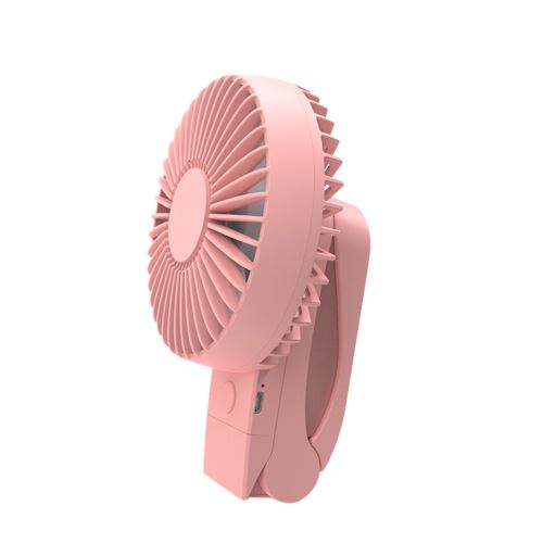 Ventilateur Silencieux Mini-USB rechargeable 3 EN 1 portable rose