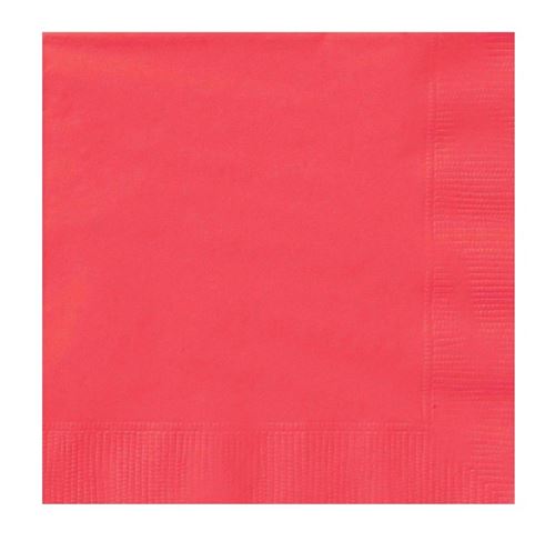 Haza Original serviettes de table rouge 17 x 17 cm 20 pièces