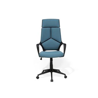 Chaise de bureau noire et bleu Delight Chaise de bureau noire et bleu Delight