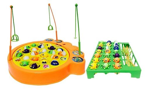 Jeu de pêche à la ligne poissons et pieuvres (coloris du jeu aléatoire) - jouet électronique enfant