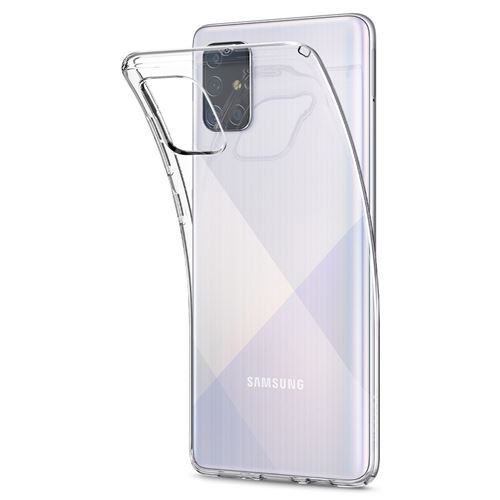 Spigen Liquid Crystal - Coque de protection pour téléphone portable - polyuréthanne thermoplastique (TPU) - limpide - pour Samsung Galaxy A71