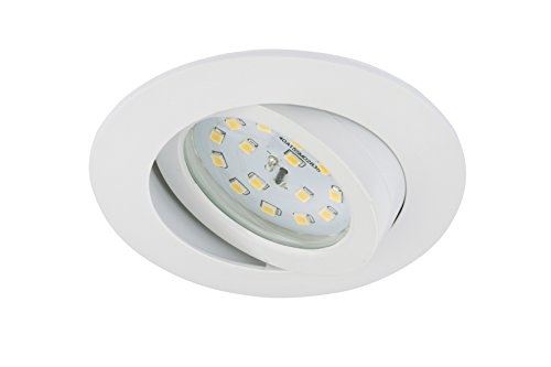 Briloner leuchten spot led encastrables à boîtier pivotant 5 w protection ip23 classe defficacité énergétique a blanc 7209-016