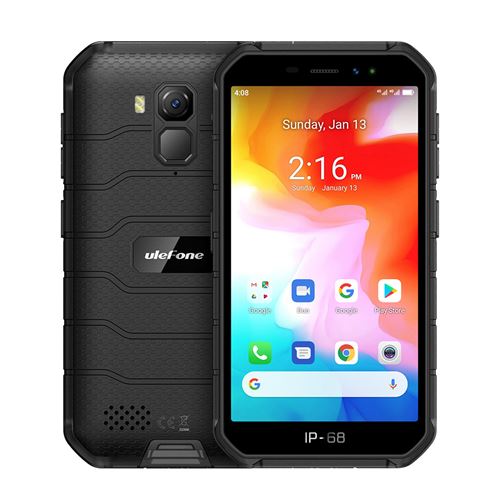 Smartphone X7 5,0 pouces NFC IP68 IP69K Noir