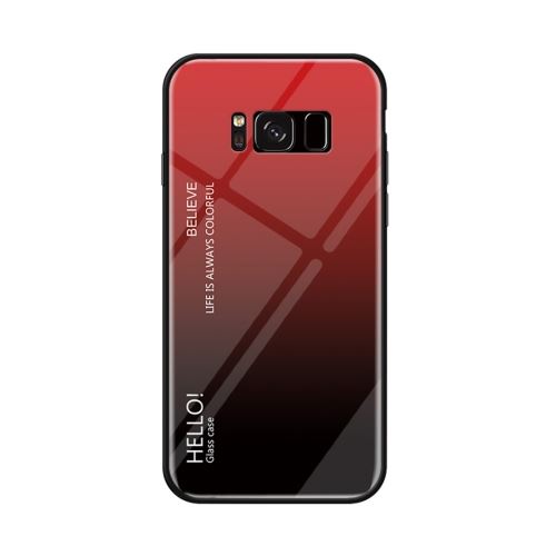 Galaxy S8+ / G955 Coque Protection Plastique Dégradé Rouge Als89533