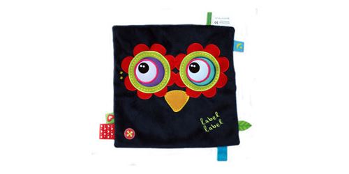 Doudou friends carré hibou