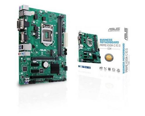 Asus PRIME H310M-C R2.0/CSM Carte mère Socket (PC) Intel® 1151 Facteur de forme (détails) Micro-ATX Chipset de la carte mère Intel® H310