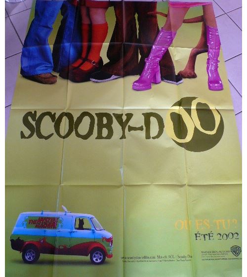 SCOOBY-Doo AFFICHE CINEMA ORIGINALE