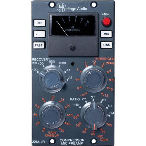 Heritage Audio 2264JR compresseur et préampli micro
