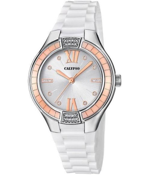 Calypso Montre Femme K5720/1 Bronze, Argent, , cuivre