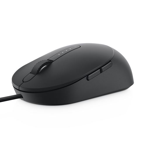 dell laser wired mouse ms3220 black se noir