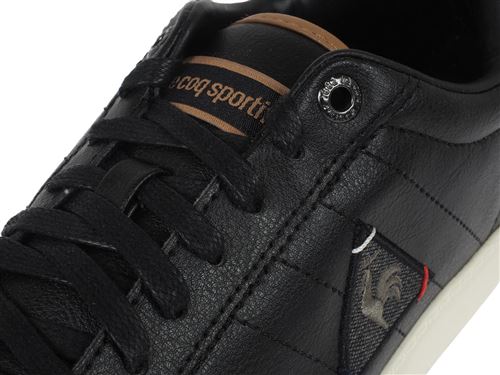 Chaussures Le coq sportif Courtcraft S Lea Noires Taille 42 Chaussures et chaussons de sport Equipements de sport fnac