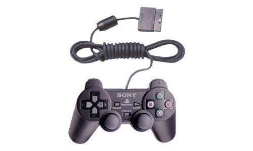 Sony DualShock 2 - Manette de jeu - filaire - noir - pour Sony PlayStation 2, Sony PS one, Sony PlayStation