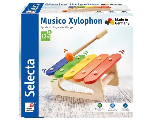Selecta 62038 percussions Musico – Xylophone, 19,5 cm