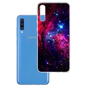 Uposao Coque Pour Galaxy A6 Plus 2018 Coque Silicone Glitter Sparkle Paillettes Brillante Étoile Motif Transparent Coque Antichoc Gel TPU Flex Soft Skin Etui Girly Case Pour Fille Femmes,Rose