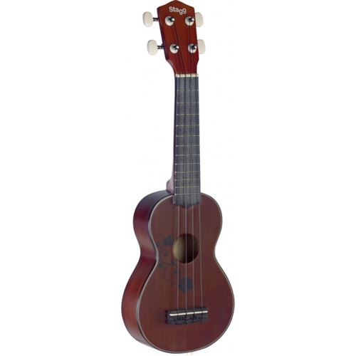 Stagg US20 FLOWER - Ukulele Soprano nato (+ housse)