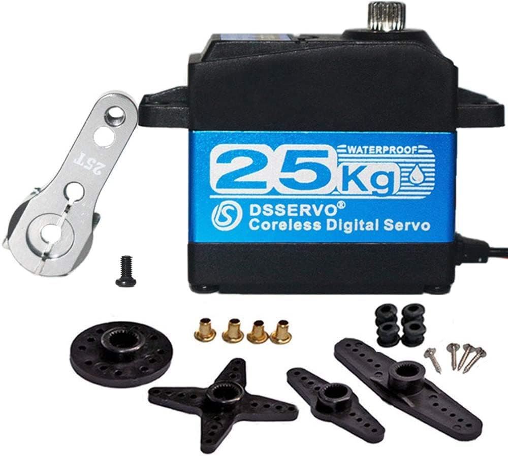 Servomoteur DS51150 12V 150KG YUNIQUE - Haute Couple 173kg-cm Pour Robotique, RC Et Modélisme