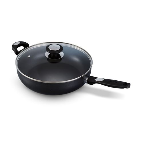 Non Communiqué Noir Sauteuse Avec Couvercle Pro Induc 28 Cm - Beka - Aluminium