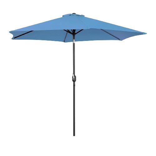 Grand parasol Uniprodo - Bleu - Rectangulaire - 200 x 300 cm - Inclinable