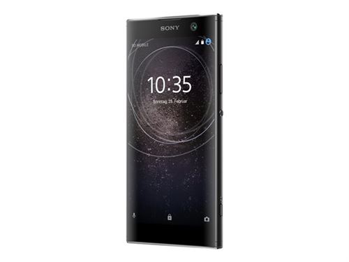 Sony XPERIA XA2 - 4G smartphone - double SIM - RAM 3 Go / Mémoire interne 32 Go - microSD slot - Écran LCD - 5.2 - 1920 x 1080 pixels - rear camera 23 MP - front camera 8 MP - noir