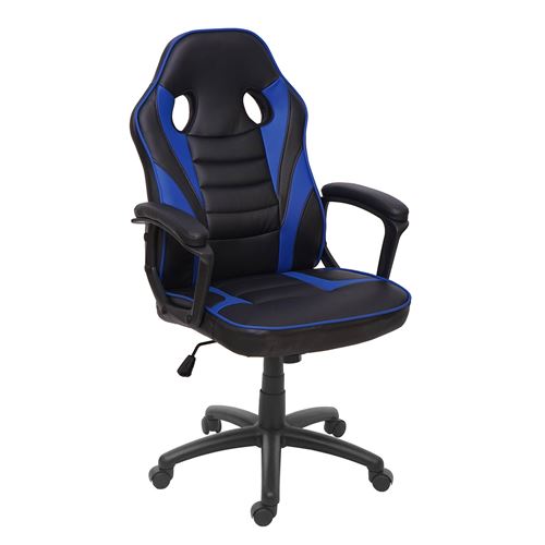 Mendler - Fauteuil de bureau - HWC-F59 - Noir - Bleu - Image 3